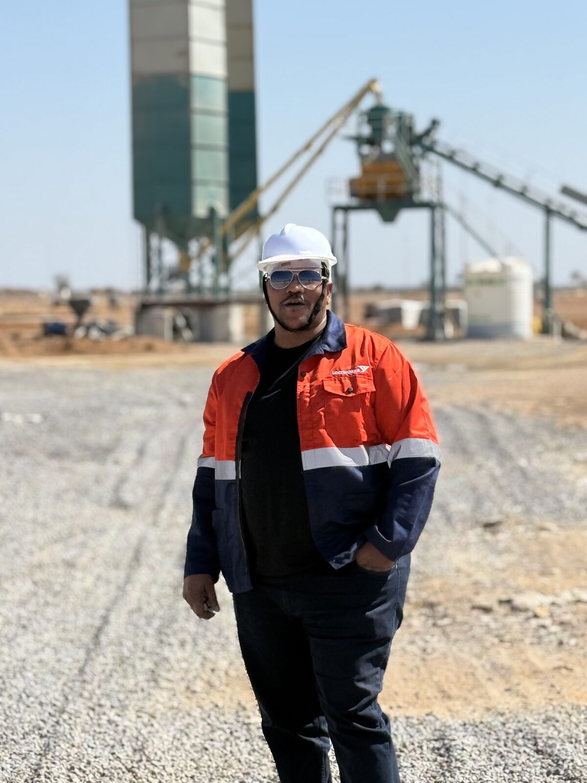 LogiWorks team member on site
